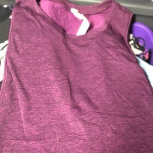 Lululemon Breeze muscle tank purple